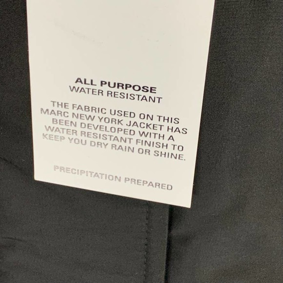 Marc New York By Andrew Marc Women's Black Faux-Fur-Trim Carina Parka jacket SZM - Picture 10 of 11